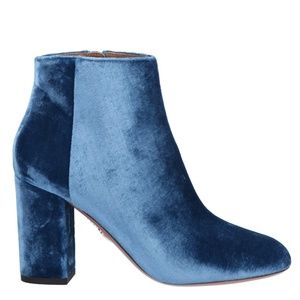 Aquazurra Ocean Blue Ankle Booties